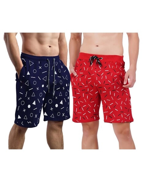 Buy Multicoloured Shorts & 3/4ths for Men by HOTFITS Online