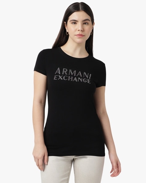 Armani exchange clearance ladies t shirts