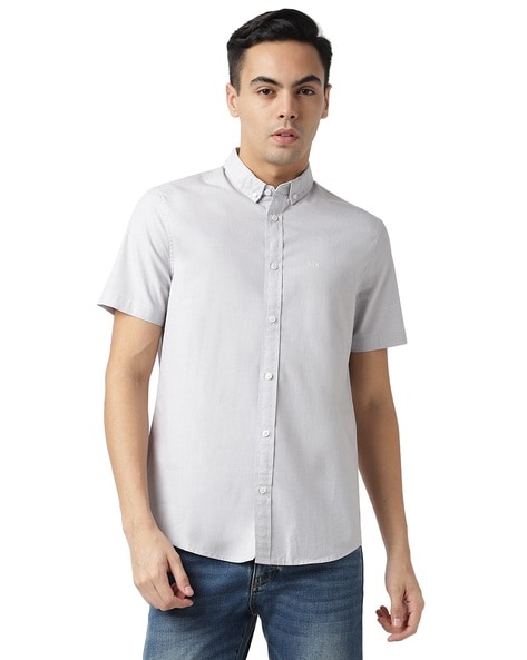 Armani half sleeve shirts new arrivals