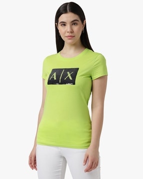 Buy Green Tshirts for Women by ARMANI EXCHANGE Online Ajio