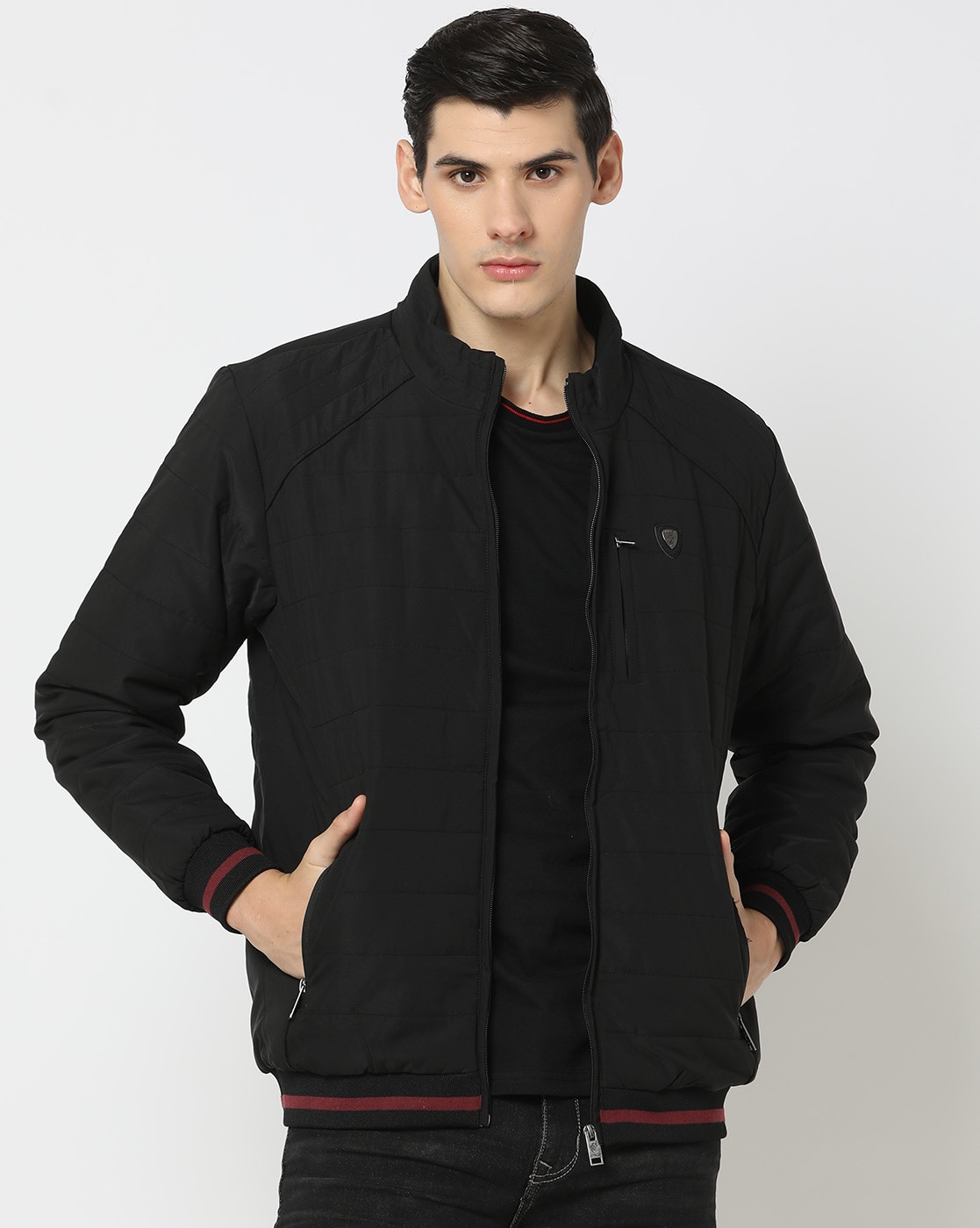 Buy Zip-Front Biker Jacket Online at Best Prices in India - JioMart.