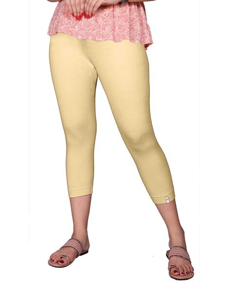 Buy Gold Leggings for Women by Alfassa Online