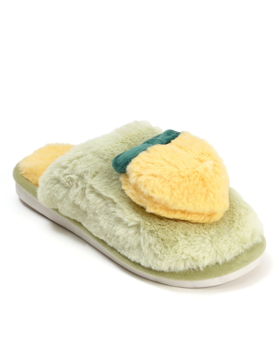 Ugg fluffy slippers discount yellow