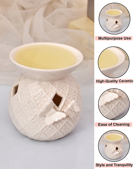 Ceramic Diffuser| White | Aromatherapy | Essential Oils| Humidifier | Sleep | Insomnia | Scented | Gift popular | Lullaby Luxury |