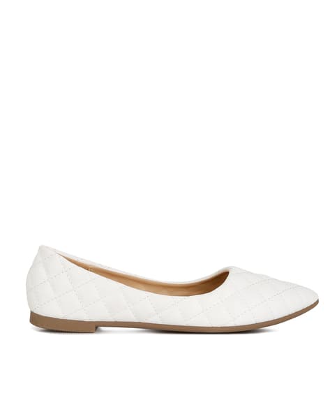 Buy White Flat Shoes for Women by LONDON RAG Online - Main Image
