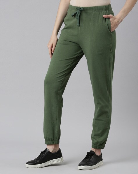 Women Cuffed Joggers with Drawstring