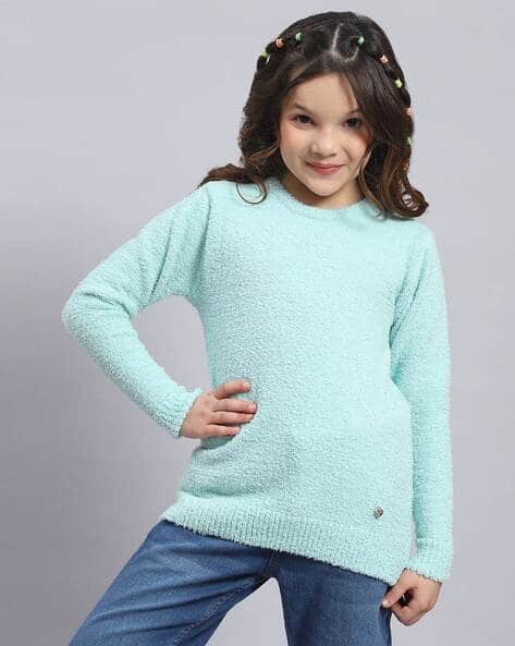 Buy Blue Sweaters Cardigans for Girls by MONTE CARLO Online