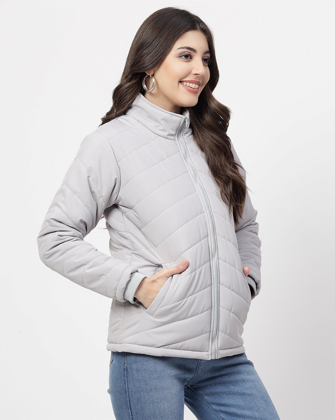 Buy Peach Jackets & Coats for Women by Outryt Sport Online | Ajio.com