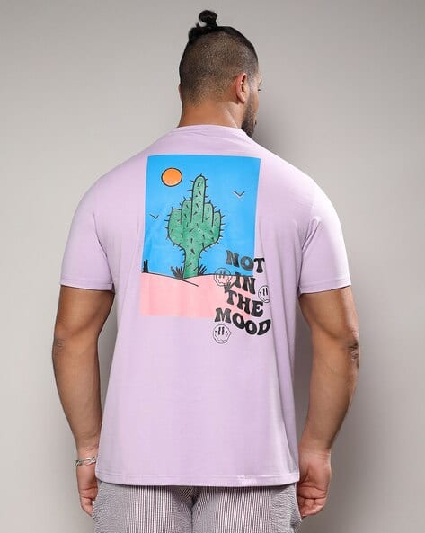 Instafab Plus Men Printed Regular Fit T-Shirt