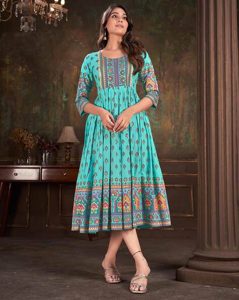 Share more than 206 flared kurti patterns best