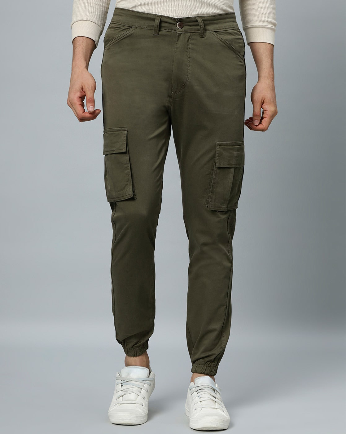 Buy Olive Trousers & Pants for Men by SPYKAR Online | Ajio.com