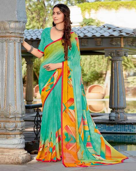 Buy online Self Designed Woven Saree With Blouse from ethnic wear for Women  by Suali for ₹409 at 87% off | 2024 Limeroad.com