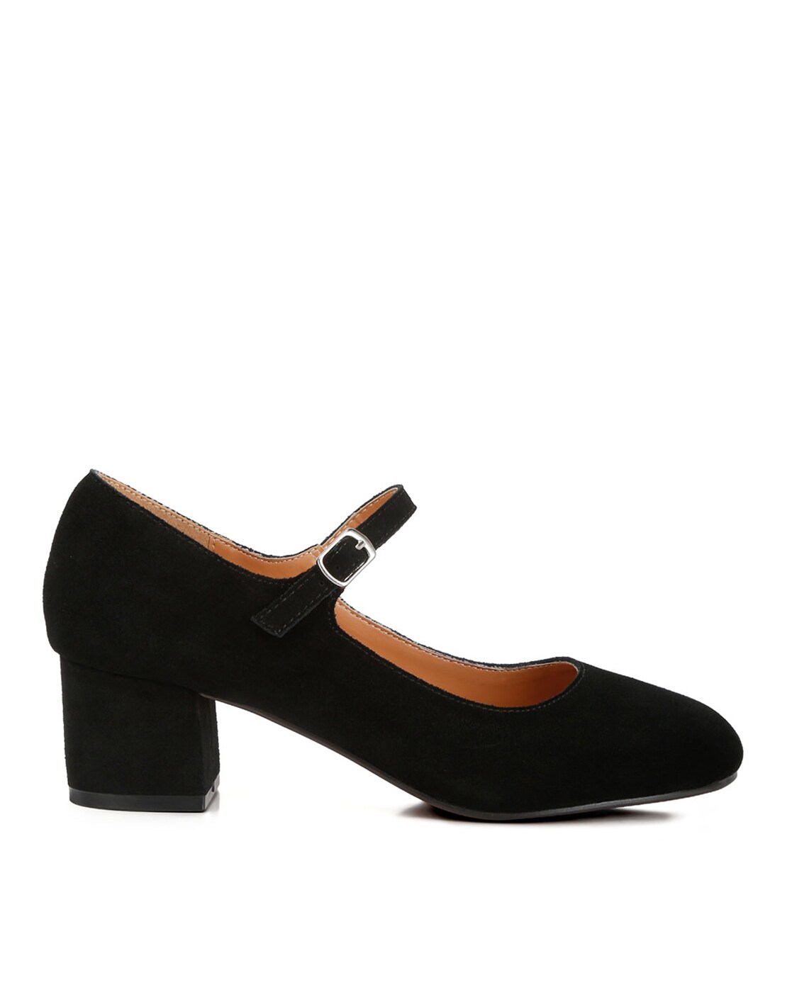 Black block discount heel mary janes