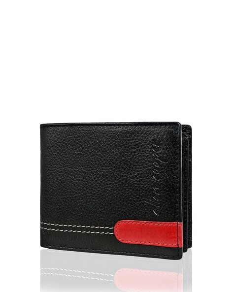 Allen Cooper Men Leather Bi-Fold Wallet