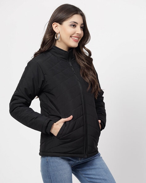 Buy Black Jackets & Coats for Women by Well Quality Online