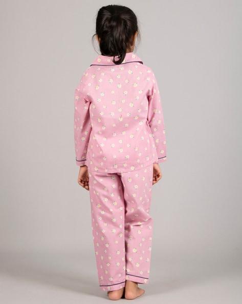 Buy Pink Nightsuit Sets for Girls by ZALIO Online