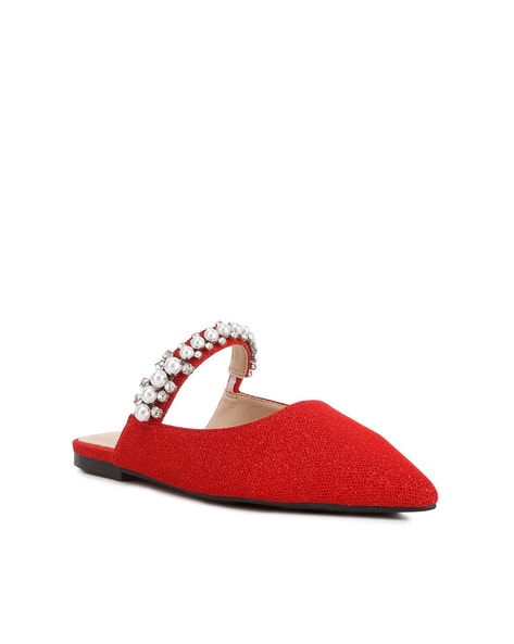 Shoes Mary Jane Mules Womens Buy Red Flat Shoes For Women