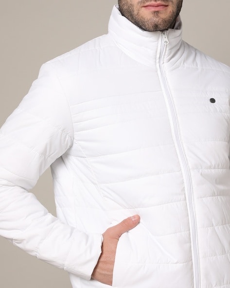 Buy Being Human White Men Jacket (Size: M)-BHJI22527-WHITE at Amazon.in