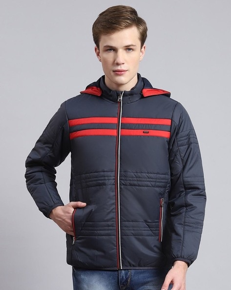 Buy Monte Carlo Men's Cotton Jacket (217039576-1_Blue_40) at Amazon.in