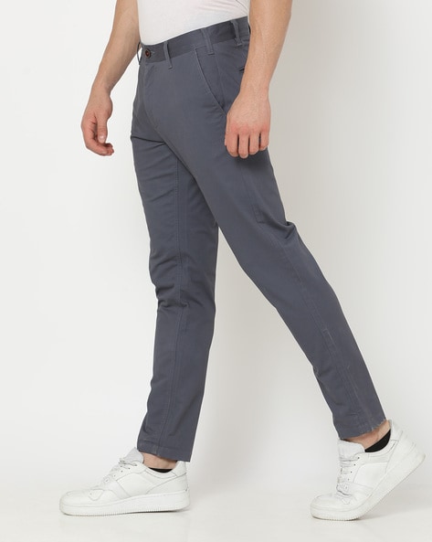 Buy Grey Trousers & Pants for Men by NETPLAY Online