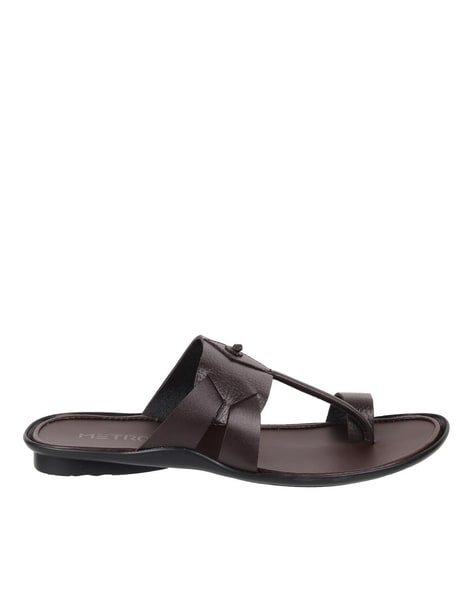 Xanthe - Minimalist Black leather toe ring sandal – Holysouq - Handmade  Leather Creations