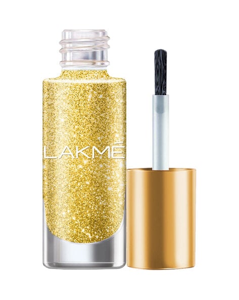 best makeup beauty mommy blog of india: Lakme Absolute Fast & Fabulous Nail  Polish in Gold Shimmer Review & Swatches