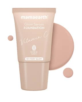 mamaearth Glow Serum Foundation Mini Tube with Vitamin-C & Turmeric - 01 Ivory Glow-picture-15