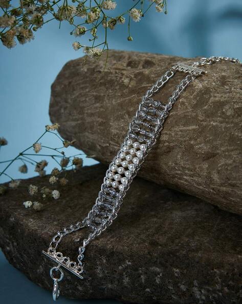 Grey Crystals Clay Beads Shamballa Bracelet - Ephori London - Luxury custom  natural stone beaded bracelets