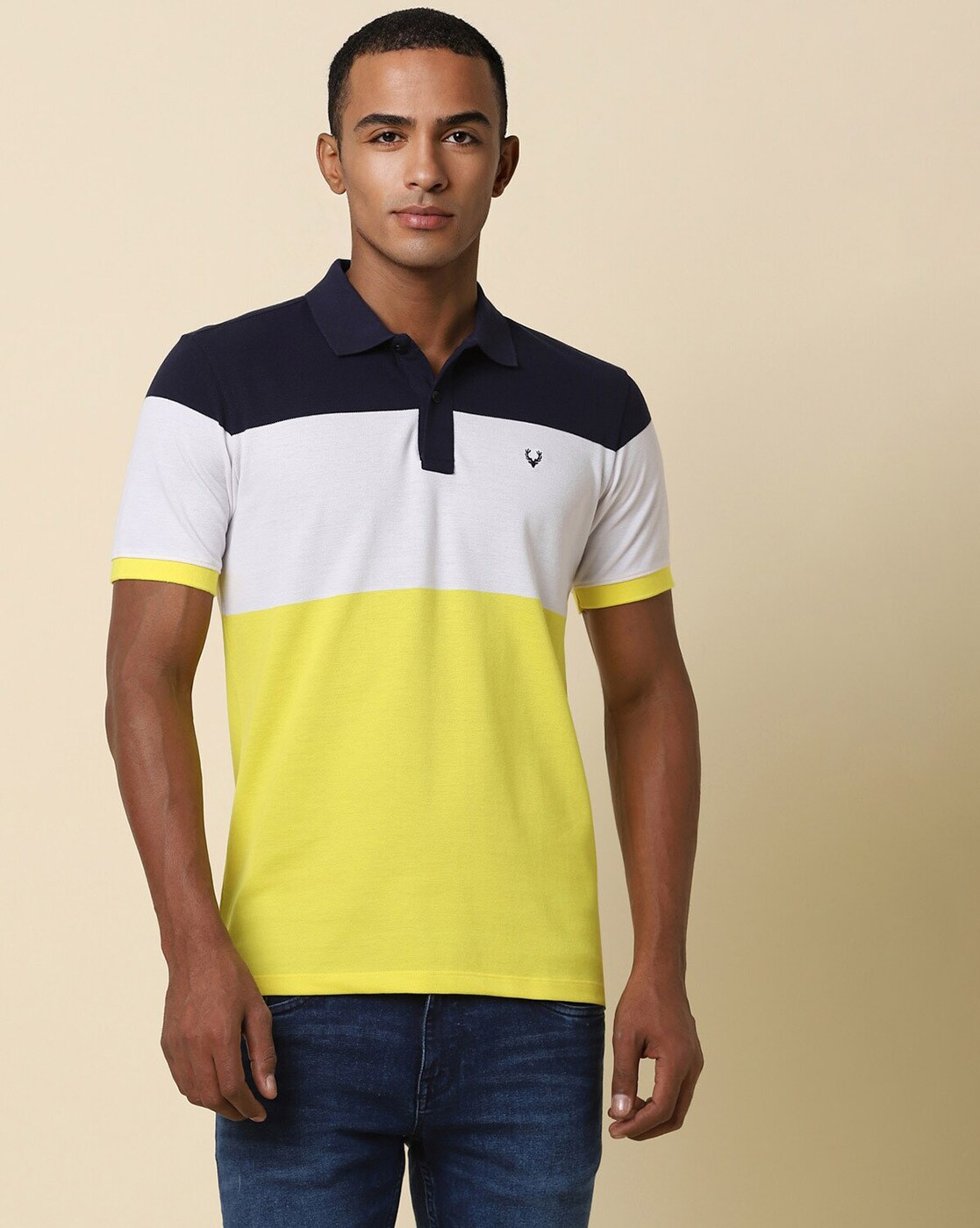 Buy Yellow Tshirts for Men by ALLEN SOLLY Online