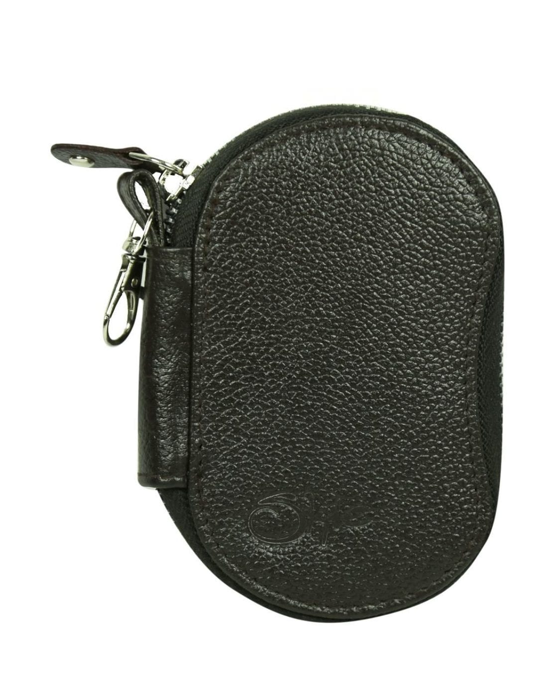 Leather Coin Purse Personalized small wallet for women with ke