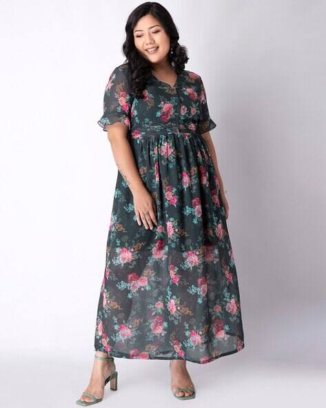 Women Printed A-Line Dress