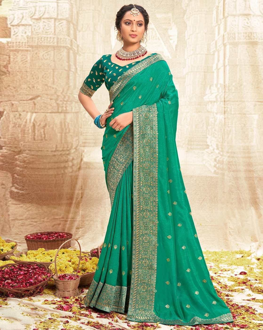 Branded Saree Mall Silk Blend Saree at Rs.1219/Piece in surat offer by Saree  Mall