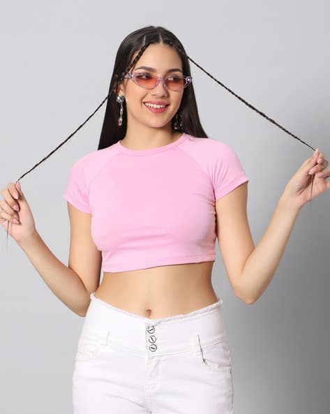 Buy Pink Tops for Women by CULT FASHION Online