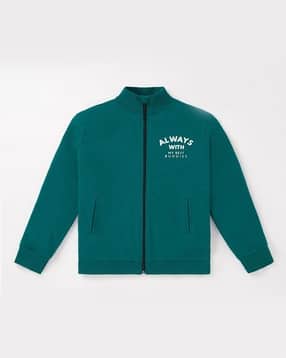 ed-a-mamma Sustainable Knitted Zipper Bomber Jacket-picture-33