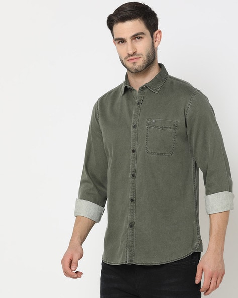 lee cooper linen shirts