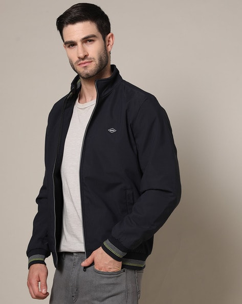 Spykar black cheap bomber jacket