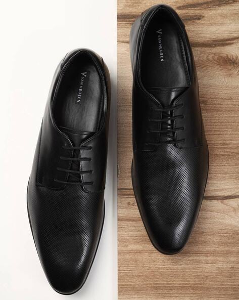 Van Heusen Men Leather Derby Shoes