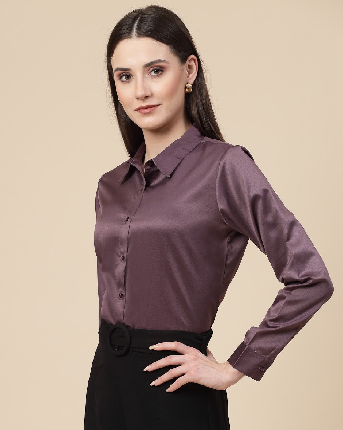 L'Appartement SILKY DECHINE SHIRT