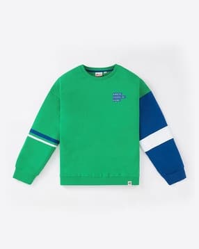 ed-a-mamma Sustainable Colourblock Sweatshirt-picture-11