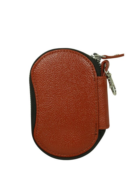 Shantiniketan Leather Coin Pouch – SPECTRUM-INDIA