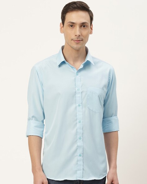 Buy Blue Shirts for Men by ENGLISH NAVY Online