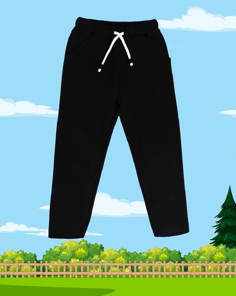 Buy Black Track Pants for Boys by YB DNMX Online | Ajio.com