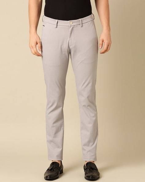 Allen Solly Premium Men's Size XXL Beige Pinstripe Trousers - BNWT