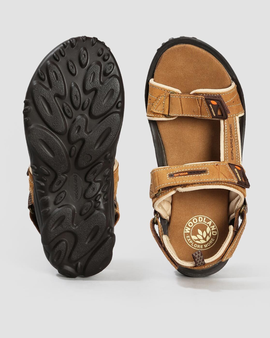 WOODLAND FLOATER LEATHER SANDALS KHAKI FOR MEN 39 SIZE in Vadodara at best  price by The Hijaa - Justdial