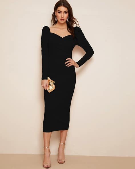 Buy Black Dresses for Women by SRUTVIK CREATION Online