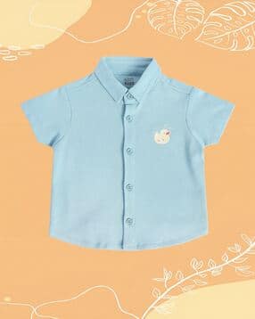 mini klub Spread Collar Cotton Shirt-picture-44