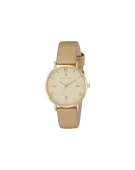 Giordano sale leather watch