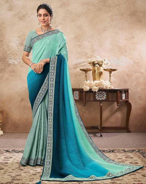 Top Trendy Half and Half Saree Designs