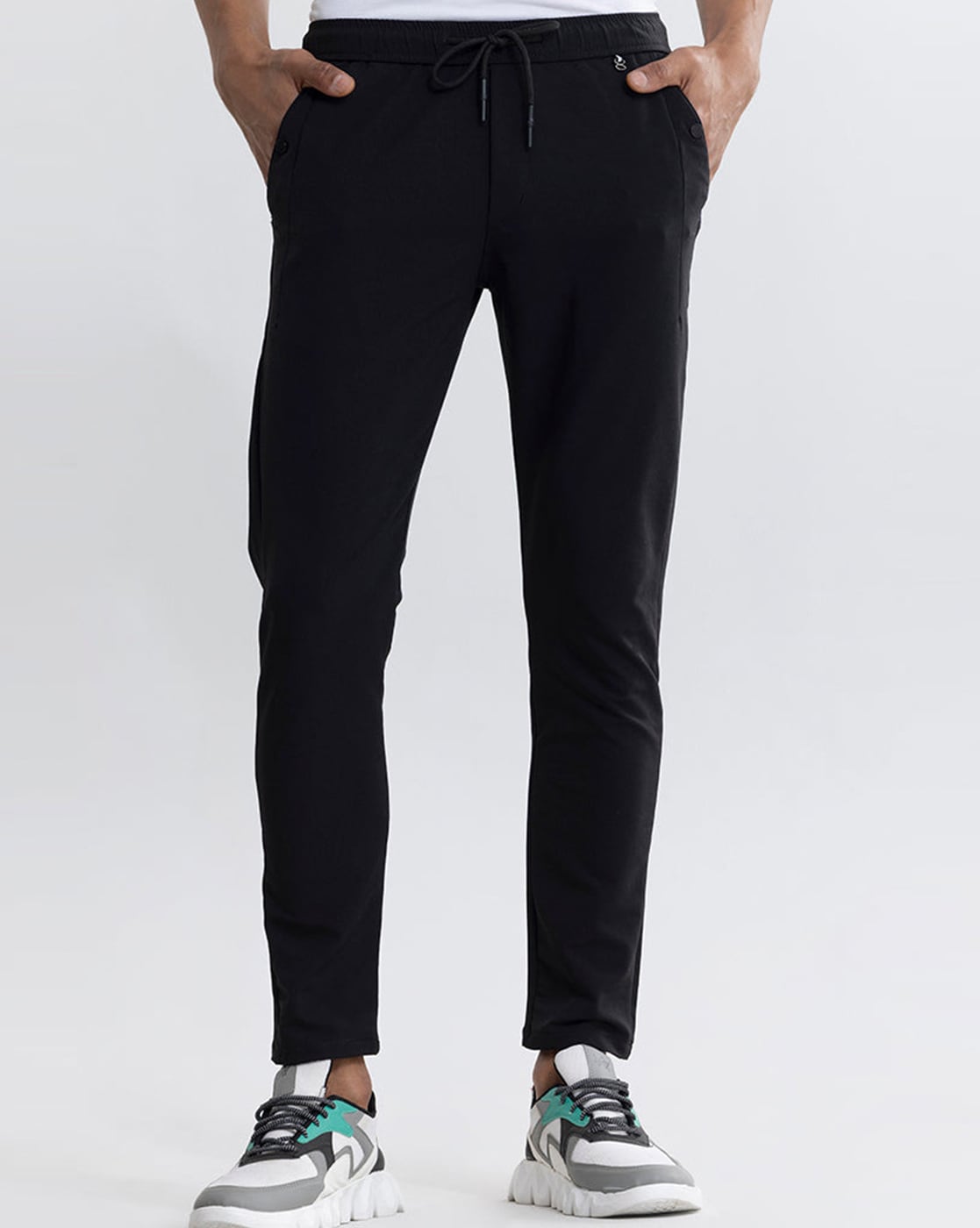 Buy Black Trousers & Pants for Men by SNITCH Online