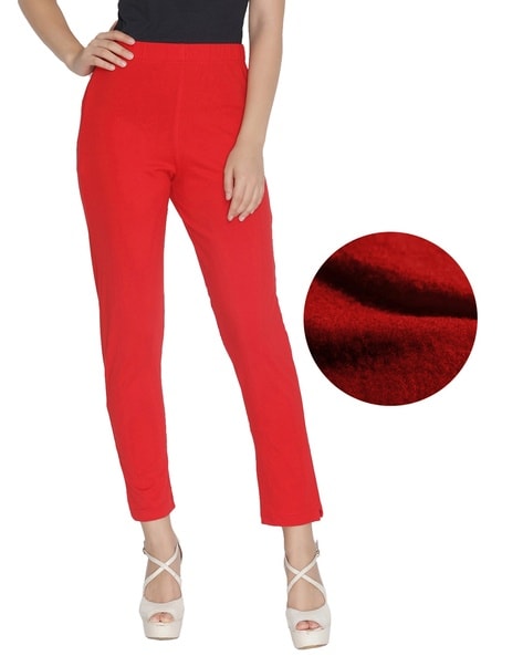 Buy Red Leggings for Women by LYRA Online